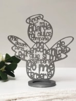 Recuerdos de primera comunión y bautizo - Ángel de la Guarda – Plata