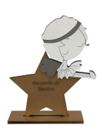 Recuerdos de primera comunión y bautizo - ESTRELLA CON NIÑA