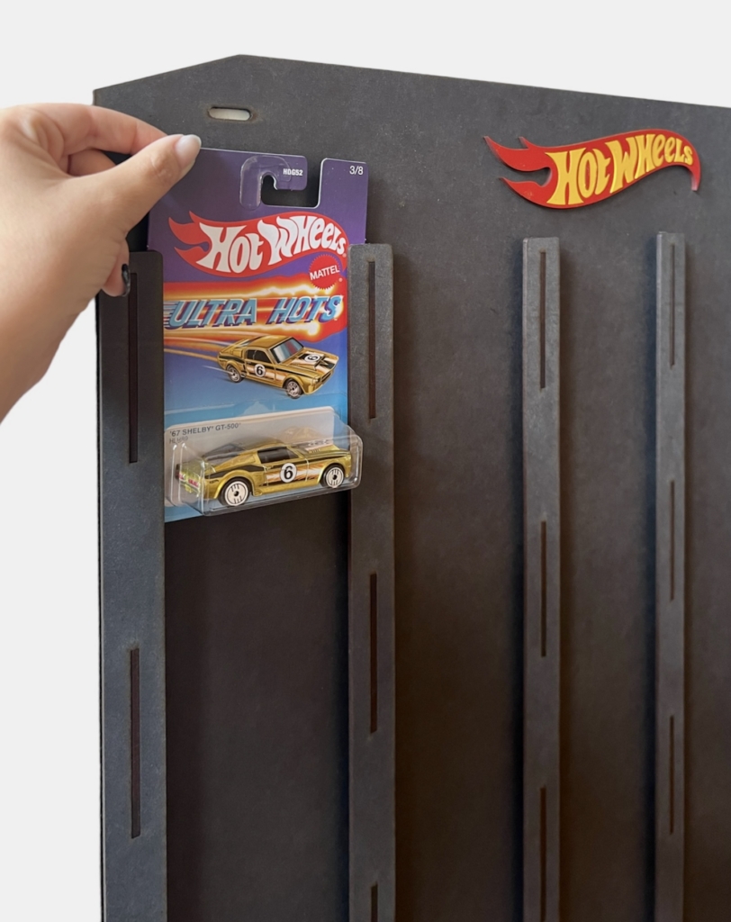 Repisas para coleccionistas de Hotwheels