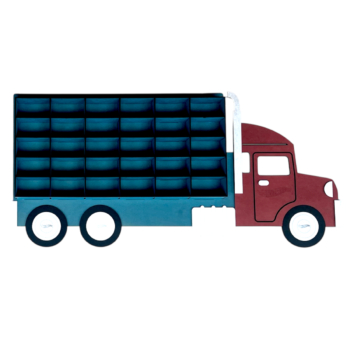 Repisa Para Carros a Escala - Diseño de Camión