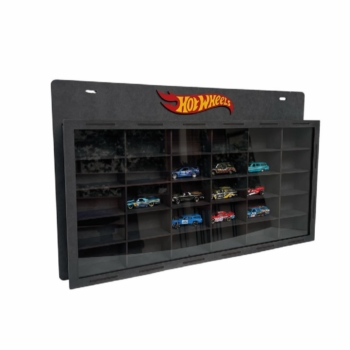 Repisa Para Carritos con Tapa de Acrílico